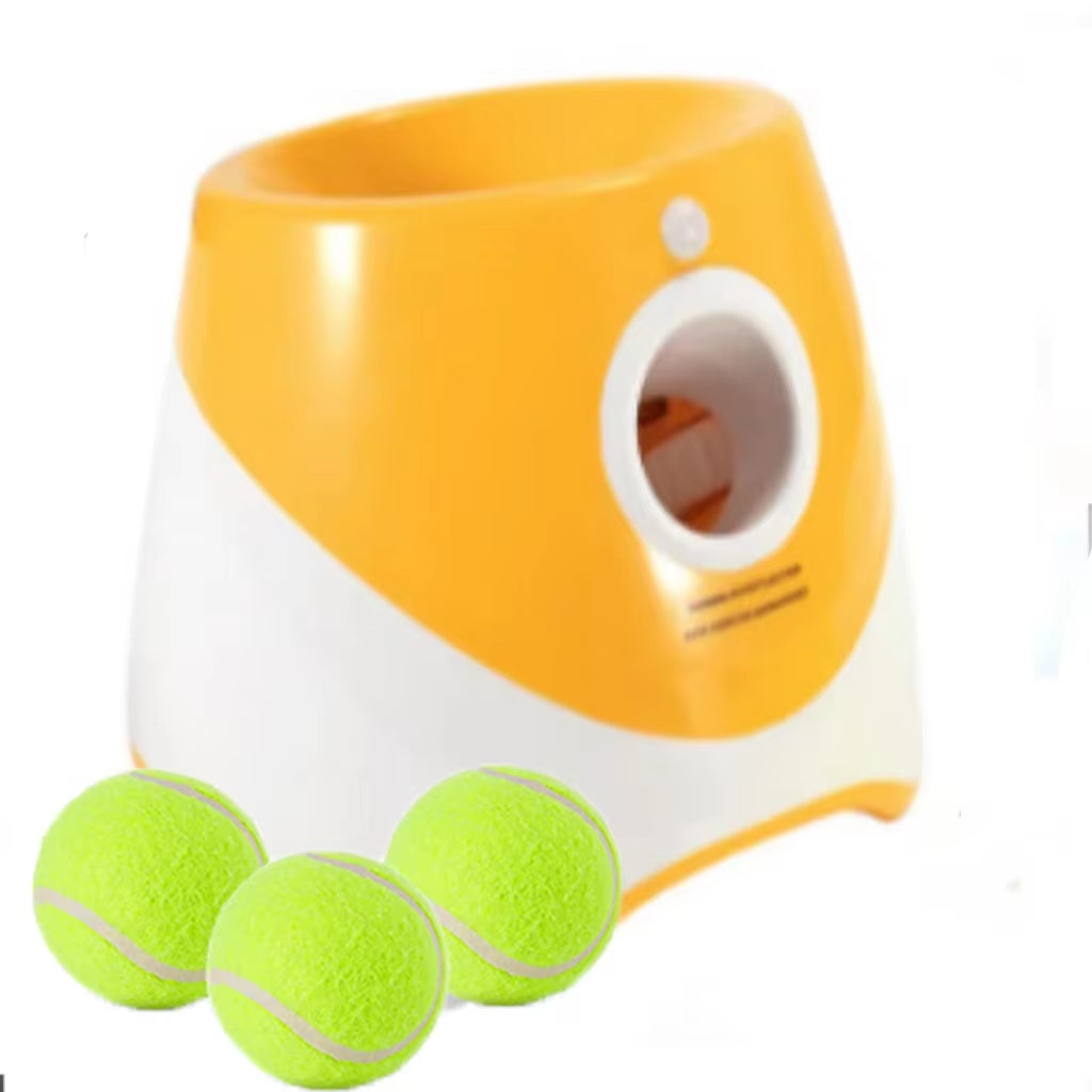 Automatic Dog Ball Launcher for Small to Medium Dogs,Tennis Launcher Pet Training,Indoor/Outdoor Interactive Toy,Dog Toy Pet Toy