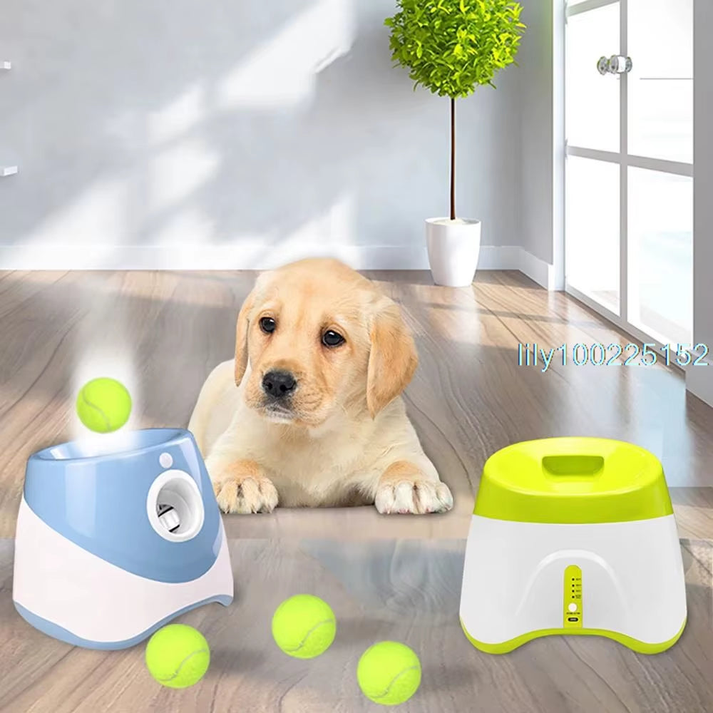 Automatic Dog Ball Launcher for Small to Medium Dogs,Tennis Launcher Pet Training,Indoor/Outdoor Interactive Toy,Dog Toy Pet Toy